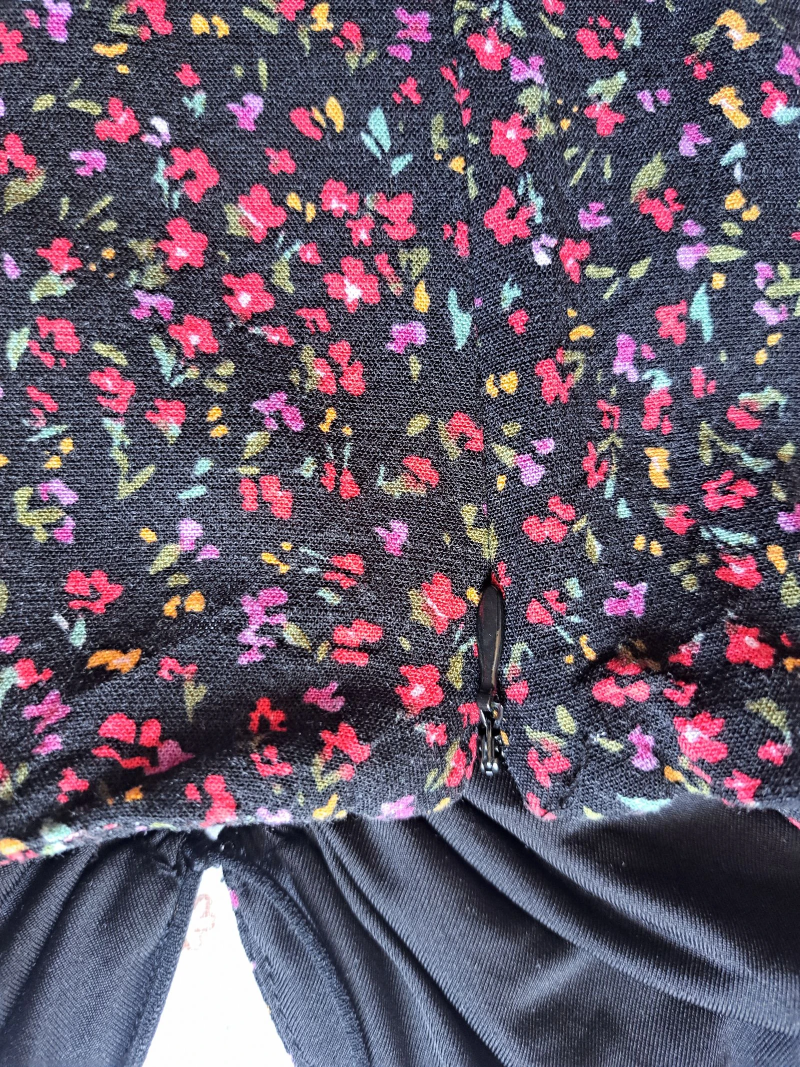 Black floral dress H&M - Size XL - Very good condition – photo 5